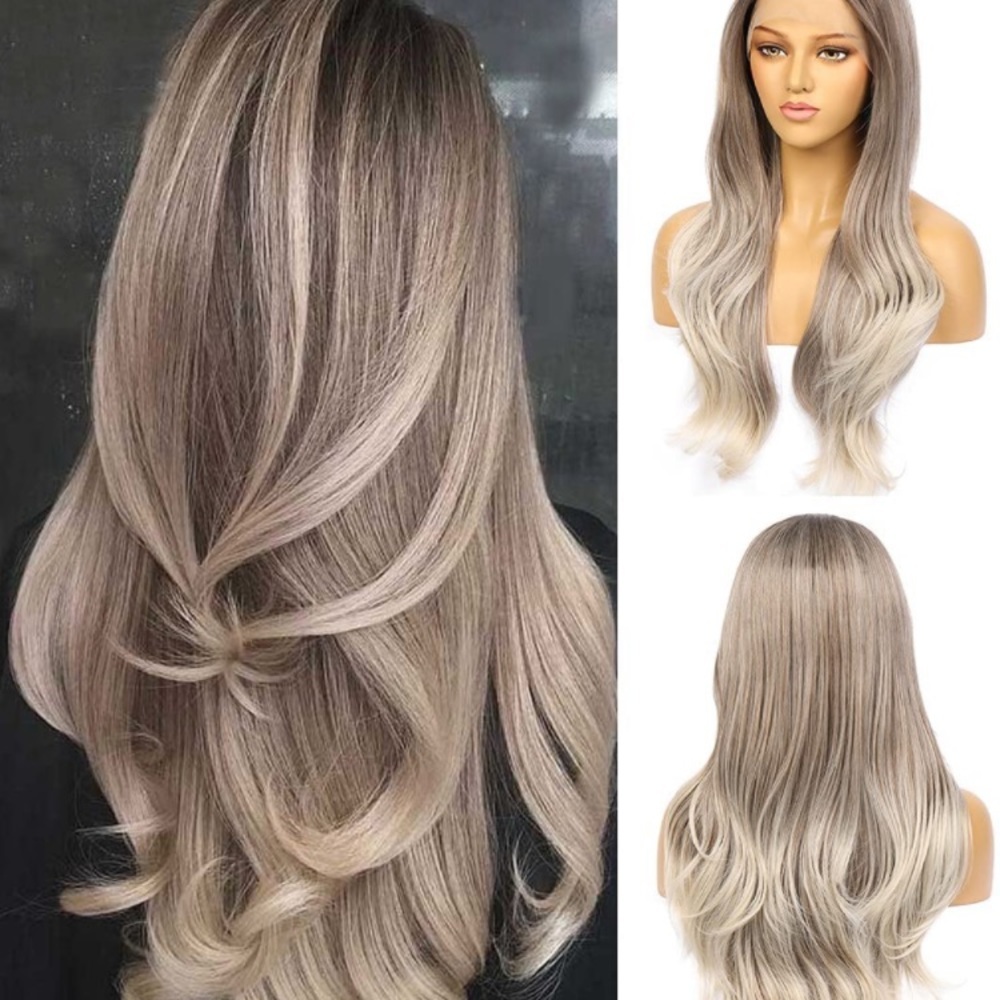 Ash Brown Lace Front Wigs